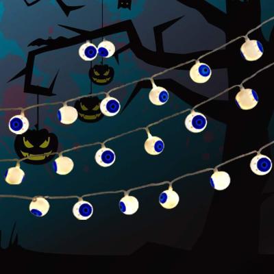 China 10LED Halloween Flashing Eyes String Light Decorations String Lights For Halloween Party for sale