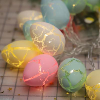 China Factory Wholesale 10LED Egg String Lights Easter Grow Outdoor String Light String Lights For Easter Party Decoration for sale