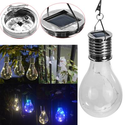 China Outdoor / Indoor Decoration 2V Small Cheap Decorative Garden Hanging Solar Led Bulb Lights for sale