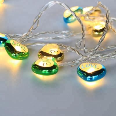 China Always Heart Shape Love Modern Decoration LED Light String For Wedding Decoration for sale