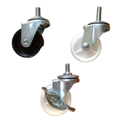 China Garment Shops PP Small Furniture Casters Wheel for sale