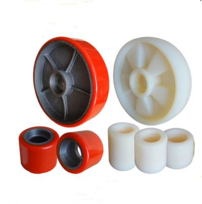 China Other Hydraulic Forklift Wheel 8060 Polyurethane 8070 Nylon Forklift Parts 2050 Wheel 1850 Handling Wheels for sale