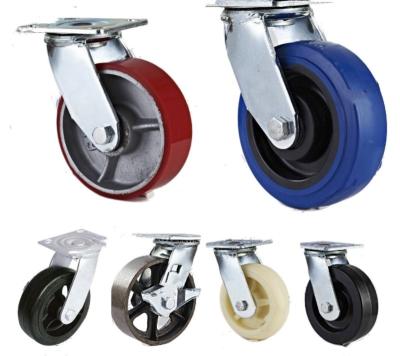 China Rigid OEM any type size caster wheel for trolley parts and material handling equipment caster for sale