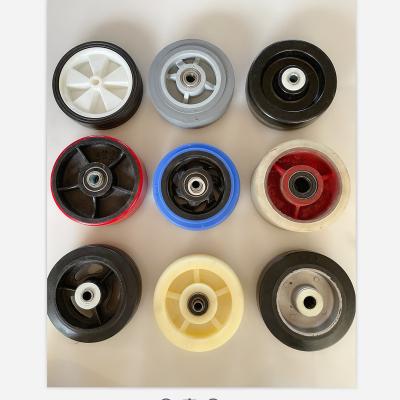 China Custom hotels all size and material of rubber plastic wheel for sale