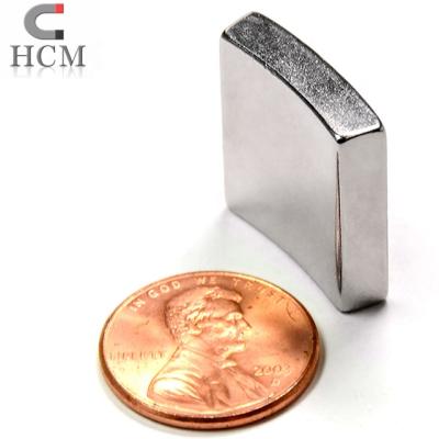 China Industrial Arc Magnet N50 Neodymium Magnet OD3.75 xID3.372 x0.8 Lx24 Degree ID S Pole Arc Magnet for sale