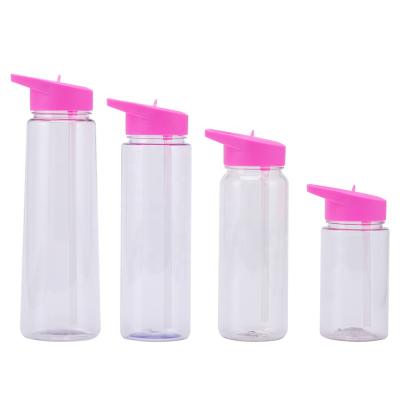 China Eco-Friendly Sustainable 750ml BPA Clear Tritan FREE Gym Drinking Plastic Sports Water Bottle With Straw for sale