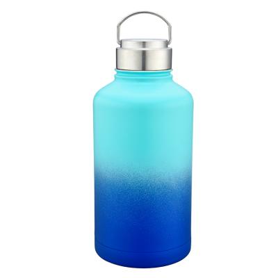 China PORTABLE Wide Mouth Stainless Steel Thermos Insulated Alkaline Hot And Cold Water Bottle With Custom Logo for sale