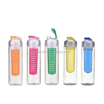 China 2020 Sustainable New Sport Bottle With Fruit Infuser , BPA Free Tritan Fruit Infuser Water Bottle for sale