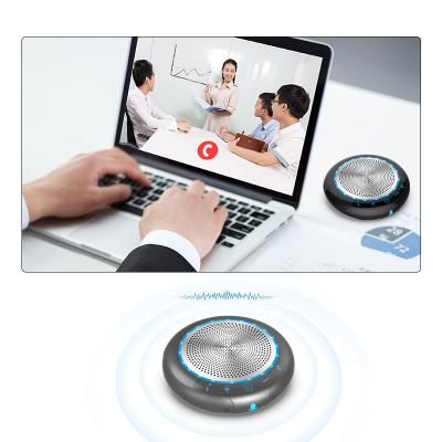 China 2022 Wireless New Radio Amazon Conference Meeting Mic Microphone Speaker For Camera Omnidirectional Speakerphone for sale