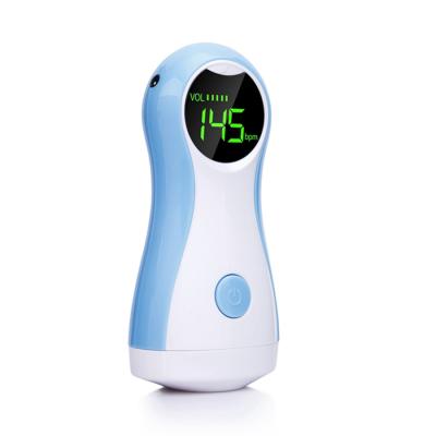 China Durable Plastic Handheld Portable Ultrasound Baby Heart Echo Device Handheld Doppler Fetal Doppler Monitor for sale