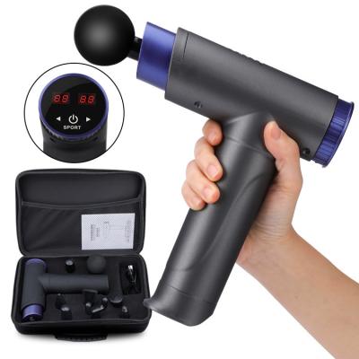 China OEM Factory Handheld Cordless Body Deep Muscle Vibration Heat Mini Muscle Massage Gun 2022 for sale