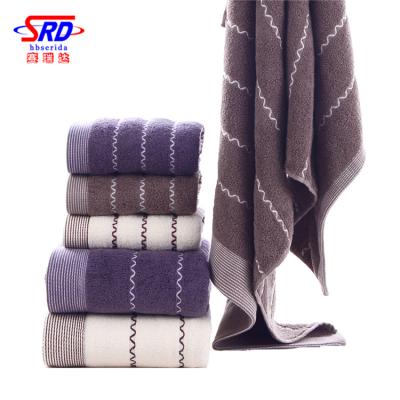 China China Factory 100% Child Safe Staple Long Cotton On Bath Towel Hotel Quality For Free Sample for sale