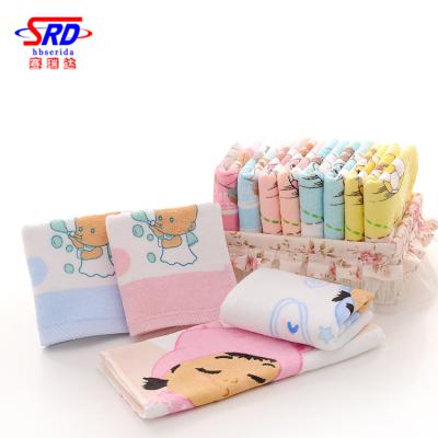 China Premium Quality Cotton Blends Fabrics Baby Organic Bamboo Face Towel Incredibly Soft Child Safe for sale