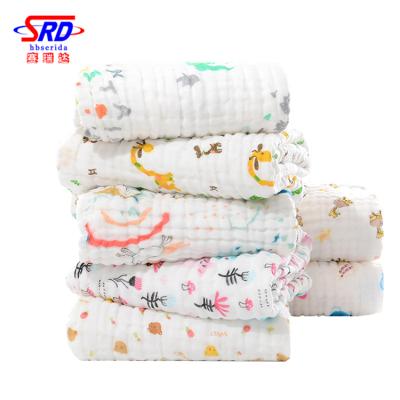 China Mulsin High Quality Child Safe Gauze Baby Bath Towel 5pcs set package for sale