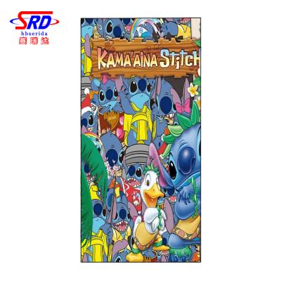 China Child Safe 80 Polyester 20 Polyamide Microfiber Beach Towel With Custom Print Pattern for sale