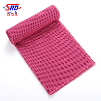 China Factory Wholesale Child Safe Customized Logo Microfiber Ice Cooling Sports Towel for sale