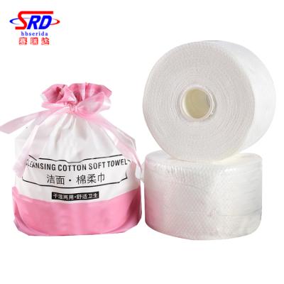 China Factory Custom Logo Compressed Disposable Cotton Facecloth Towel Child Safe for sale