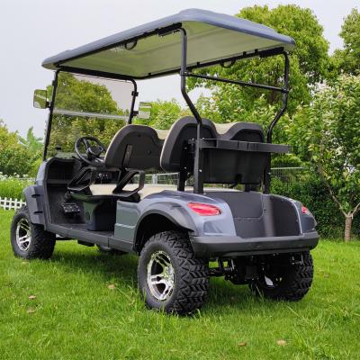 China 2023 New Product China 4 Tending Wheels Lifted 4 Tubeless Electric Golf Cart Passenger Golf Cart Fun Electric Golf Cart 48v 23X10.5-12 Tire for sale