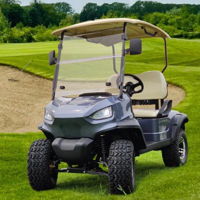 China 2023 Brand New Hot Selling Product 2023 Outdoor 48 Volt Electric Golf Cart Customized Electric Golf Cart With Bag Stand 23X10.5-14 Tubeless Tire for sale