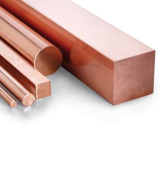 China Custom Flat Beryllium Solid Copper Bar 3mm-800mm for sale