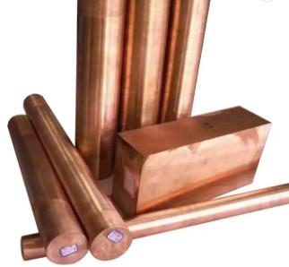 China Pure Copper Square Bar Bus Rod 12mm TP1 TP2 Price Per Kg for sale