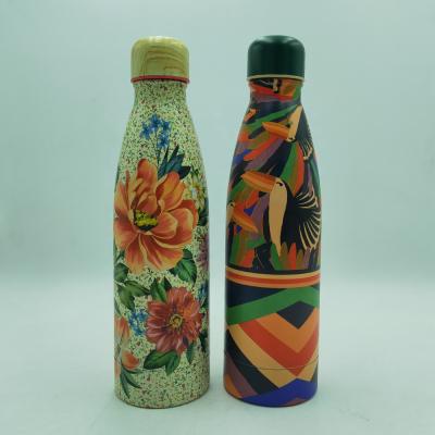 China 260ML/500ML/750ml Stainless Steel Sustainable Insulated Water Bottle With Colorful Customized Logo for sale