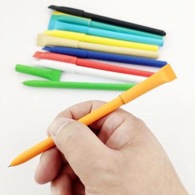 China office & School pen 2020 hot factory direct sales promotion seed eco-friendly paper card recycled paper ball pen for sale