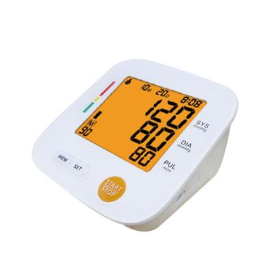 中国 Plastic Portable BP Monitor Blood Pressure Meter Sphygmomanometer Home Care LCD Backlight Display Blood Pressure Machine 販売のため