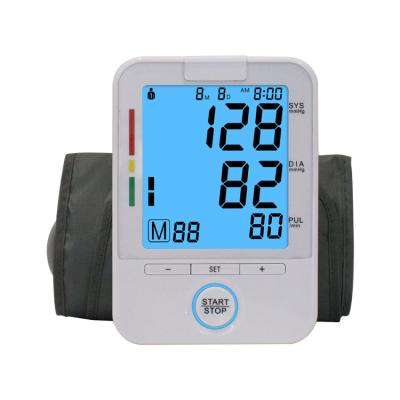 China Plasic Warrantly 2Years Digital Medical Automatic Blood Pressure Monitor OEM ODM Backlight Available Sphygmomanometer à venda