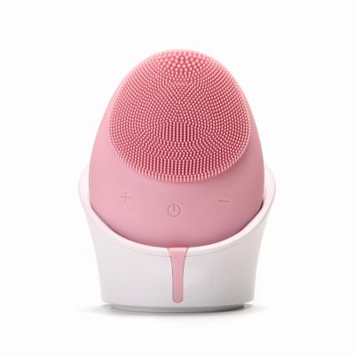 China Smart Radio Washing Brush Electric Waterproof Facial Massager Ultrasonic Deep Cleansing Filler Deep Cleansing Brush for sale