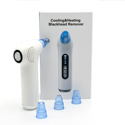 China Wholesale New Product Acne Treatment 4 In 1 Electric Tool Suction Vacuum Acne Blackhead Cold Heating Remover Removal for sale