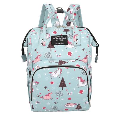 China NO printpattern cactus flower baby backpack travel life mom waterproof custom bag for sale