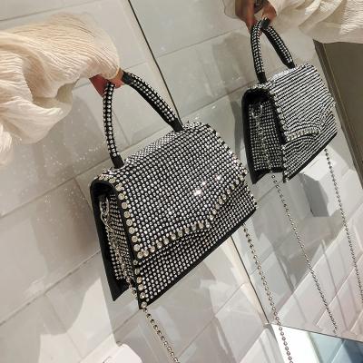 China 2020 High Quality Wholesale Latest Popular Handbags Cross - Body Bags Luxury Diamond Bags Purses For Female for sale