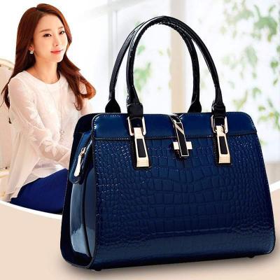 China 2020 High Quality Fashion Crocodile Ladies Shoulder Bags Vintage PU Purse Korea Handbag Women Leather Handbags for sale