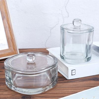 China Home Decoration Hot Selling 250ml Candle Holder Round Candle Jar Luxury Custom Logo Empty Candle Jars for sale