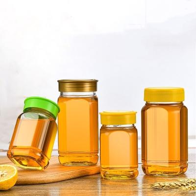 China Hot Selling Food Grade Jar Honey Glass Jar 380ml 730ml Sealed Glass Jar For Honey With Lid for sale