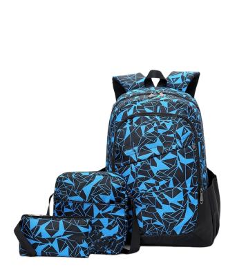 China Customization anti-theft backpack 3 in one three-piece fashion backpack college bags fashion backpack for sale