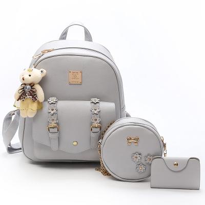 China Fashion waterproof backpack customization leather backpack for girls mini traval backpack for girls school bags for sale