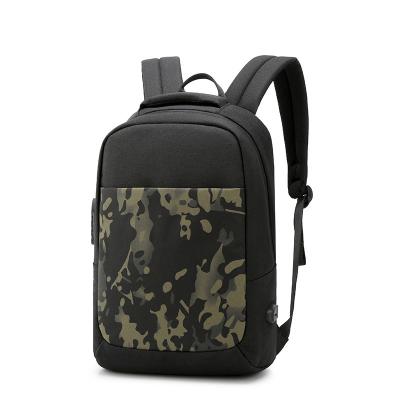 China Customization anti-theft backpack with logo high quality backpack camouflage usb anti-theft waterproof bags for men backpack for sale