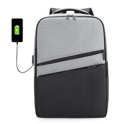 China With 2020 High Quality Good Selling Good Selling USB Handle Business Hot Selling Stylish Soft USB Laptop Backpack for sale