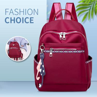 China Customizationus Anti-theft Women Backpack Fashion Designer Large Leather Women's Backpack Luxury Waterproof Nylon Purse for sale