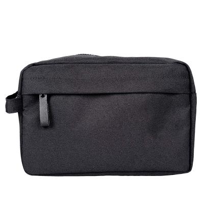 China Hot Selling High Quality Custom Made Women Men's Fashion Black Makeup Vanity Bag Vanity Case Logo Toiletry Bag Cosmetic Bag for sale