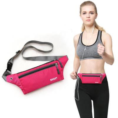 China Wholesale Cheap Outdoor Sport Water Proof Running Multifunctional Nylon Fanny Pack Bum Bag Custom Logo Waist Bag for sale