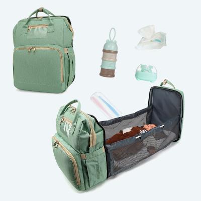 China With USB customization large capacity diaper bag backpack 2021 baby care diaper bag wholesale backpack for sale