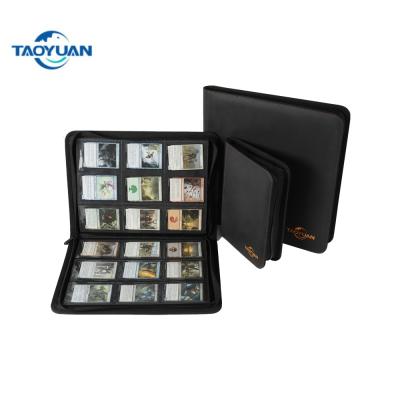 China TAOYUAN 12 Inch 3*4 Pocket PU Leather Cover With 480 Zipper Photo Holder Binding for sale