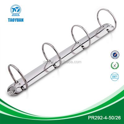 China Metal 4 Ring Mechanism / Metal Binder Clip For A4 Size Paper for sale