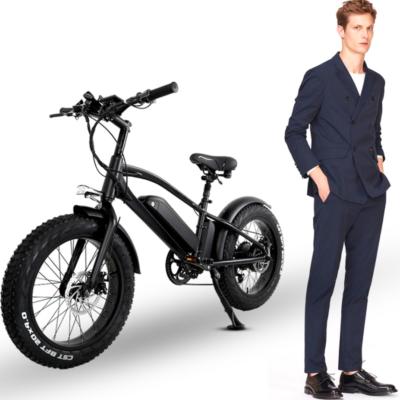 China 750W mountain multifunctional electric bicycle fat tire ebike with BAFANG mid drive motor for electric bicycle wholesale for sale