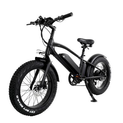 China Multifunction Electric Bike Motor 750W Mountain Mid Drive With Lithium Battery Super Light Fat Frame 48V 750W 26inch Fat Tire Electric Bike for sale