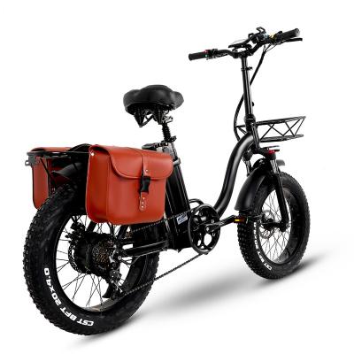 China 48v 15Ah foldable disc brake electric bicycle long resistance electric bicycle ebike multifunction electric bicycle for sale