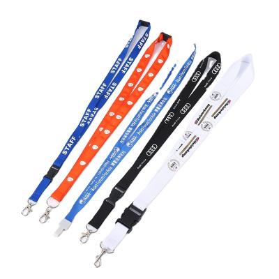 China Durable Custom Loose Sublimation Key Chain Lanyards With Logo Custom Polyester Lanyard for sale